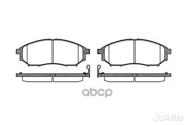852 14 FDB1881 41060EB325 колодки дисковые