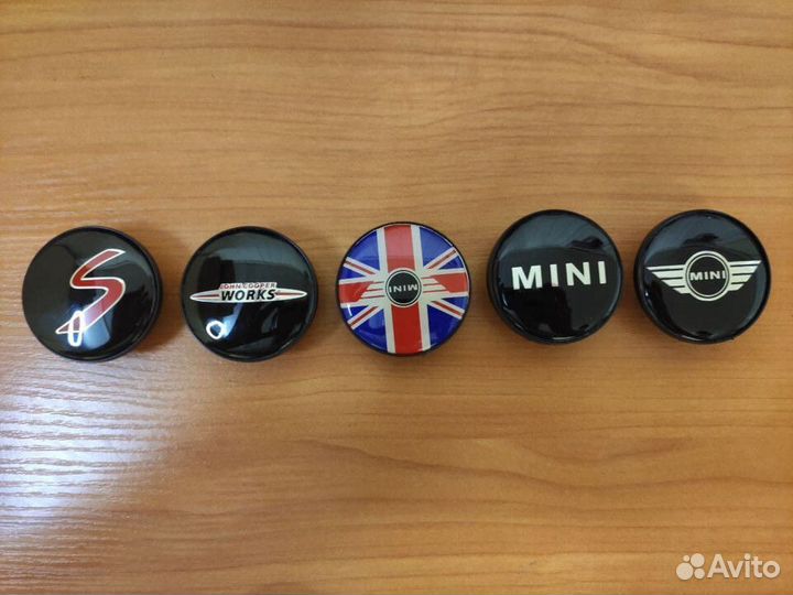 Колпачки mini cooper заглушки цо диска мини купер