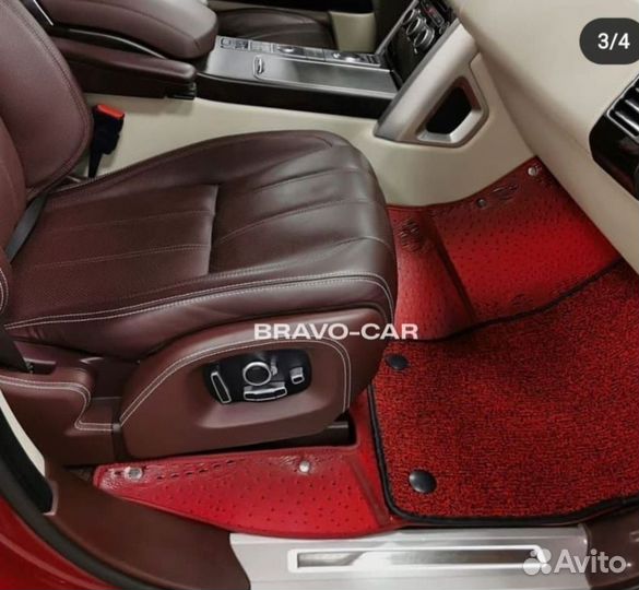 Автоковрики люкс из экокожи на Cherry IndiS (S18D)
