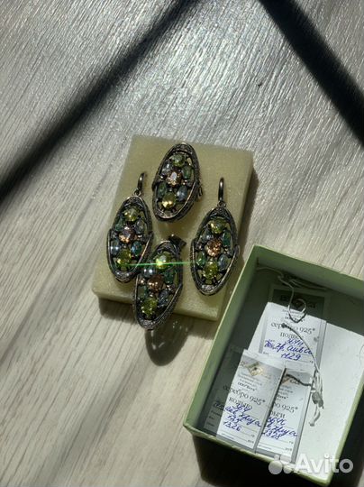 Набор серебро 925 пробы