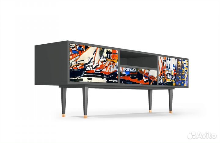 Тв-тумба T6 - Антрацит - Le Sechage des voiles