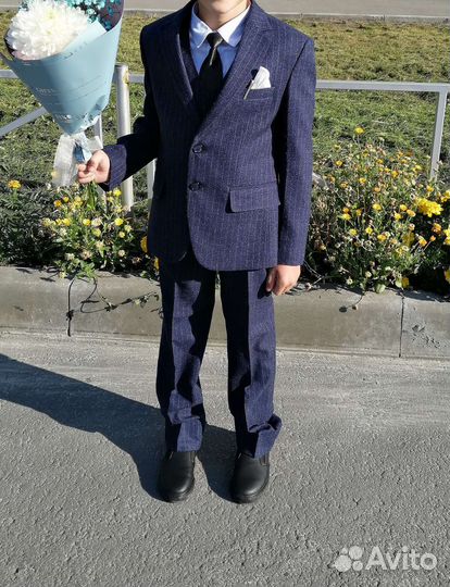 Школьный костюм для мальчика 128