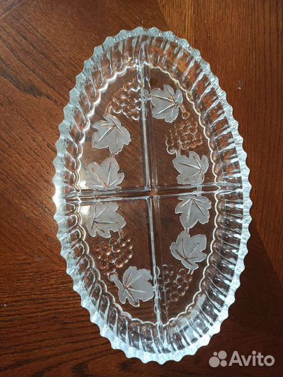 Хрустальная менажница