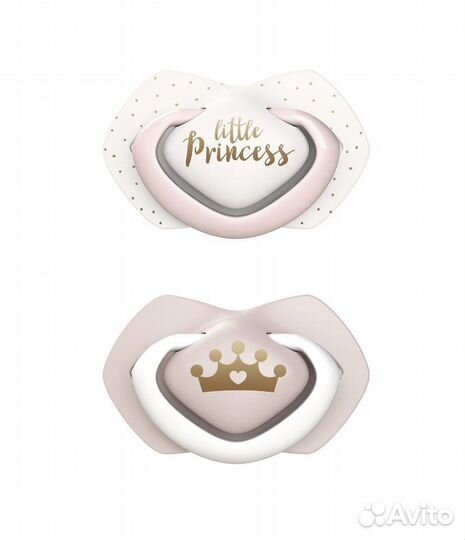 Пустышки Canpol Babies Royal Baby симметричные