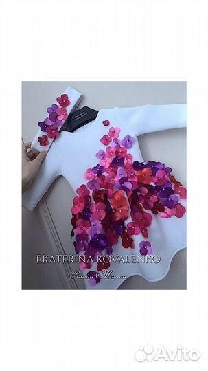 Дизайнерское платье для девочки