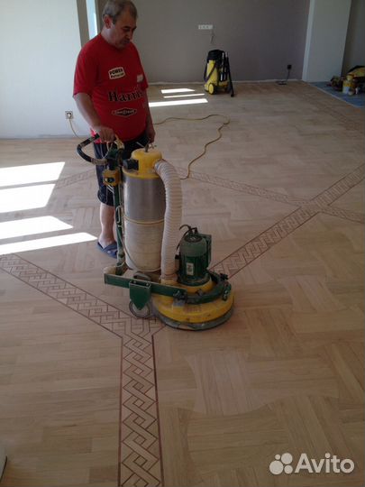 Паркетные работы, укладка, шлифовка