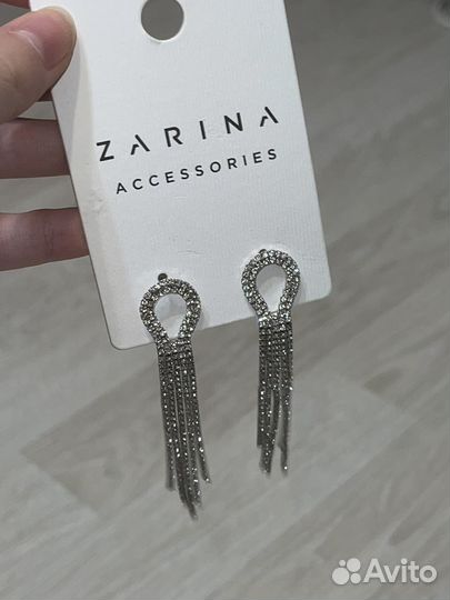 Серьги новые zarina