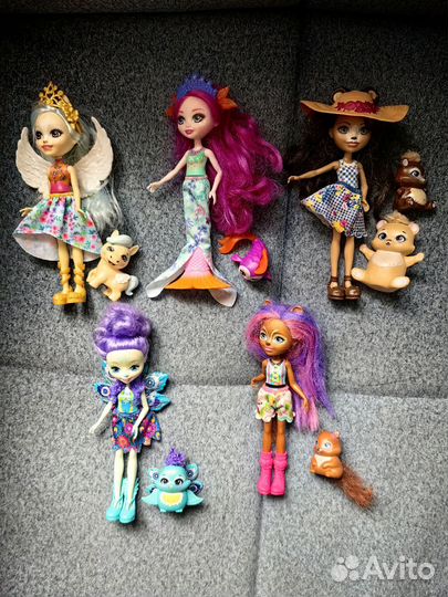 Куклы Enchantimals с питомцем