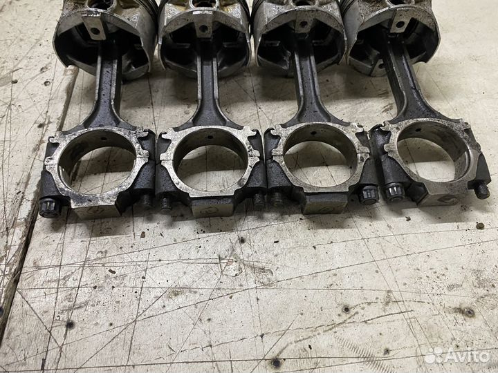 Шатуны поршни змз 406 комплект