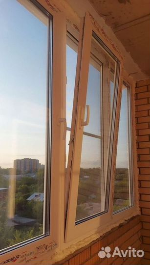 Остекление окон и балконов пвх