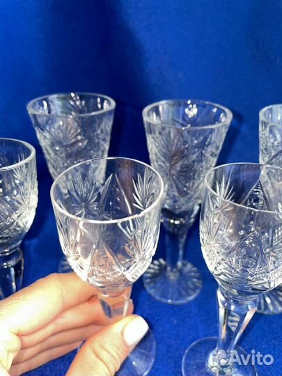Фужеры хрустальные СССР