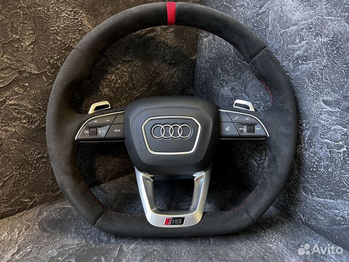 Руль Audi RS алька + подогрев