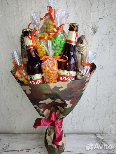 Подарок мужчине Съедобный букет мужчине