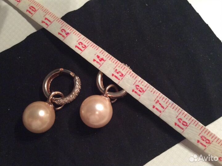 Серьги золото Wempe,Германия и др