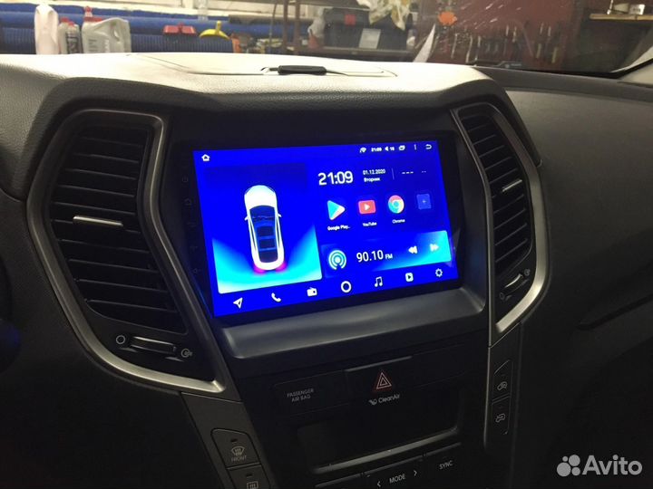 Магнитола Hyundai Santa Fe 3 Teyes CC2L plus