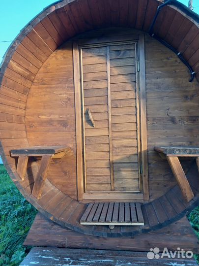 Баня-бочка 5 метров