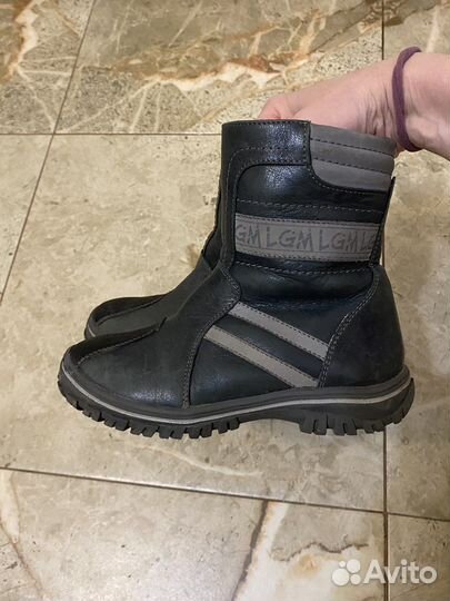 Сапоги зимние натуральная кожа 30