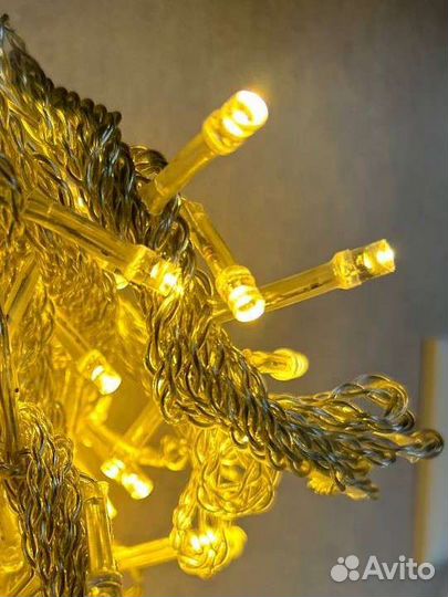 Новая новогодняя гирлянда на окно 3 на 2 метра