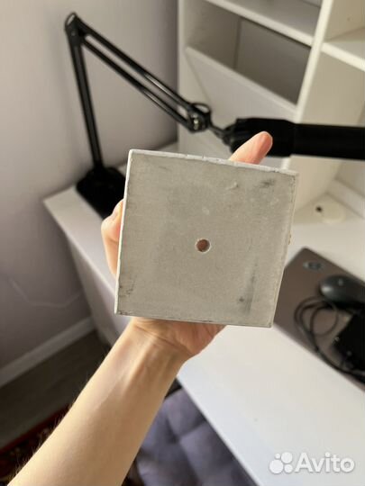 Горшок из бетона