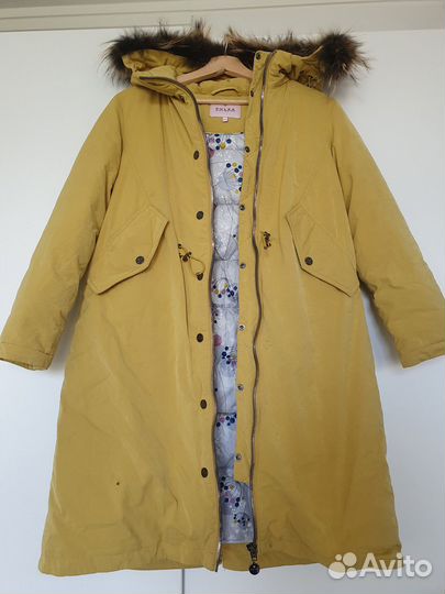 Пуховик для девочки рост 152