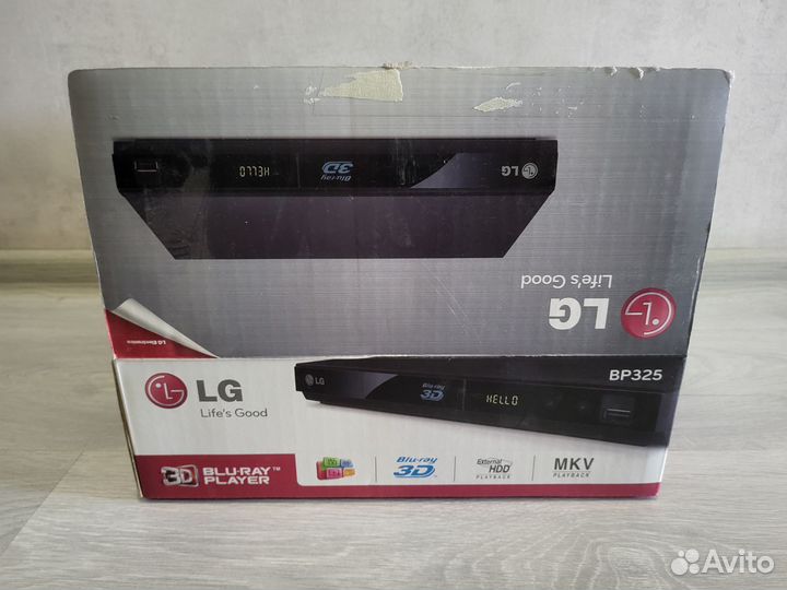 Dvd и blu ray плеер LG