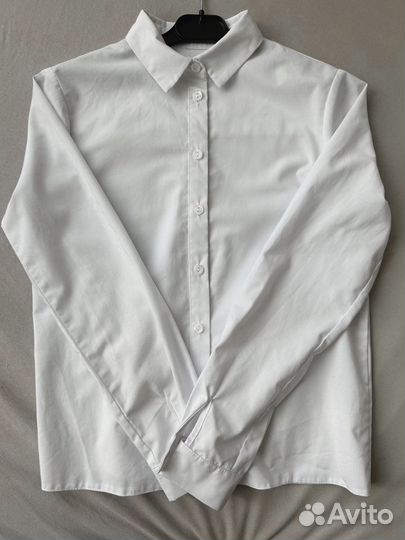 Блузка белая школьная для девочки 36 размер