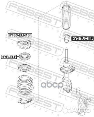 Опора переднего амортизатора hysseln16F Febest