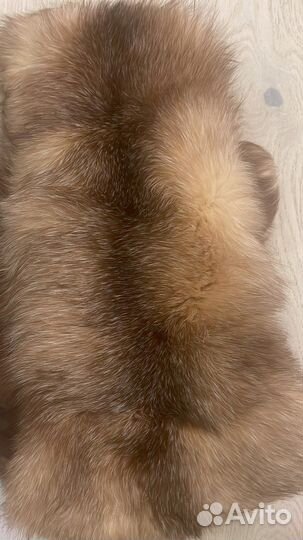 Шкура лисы(чулок) рыжая большая отлично выделанная