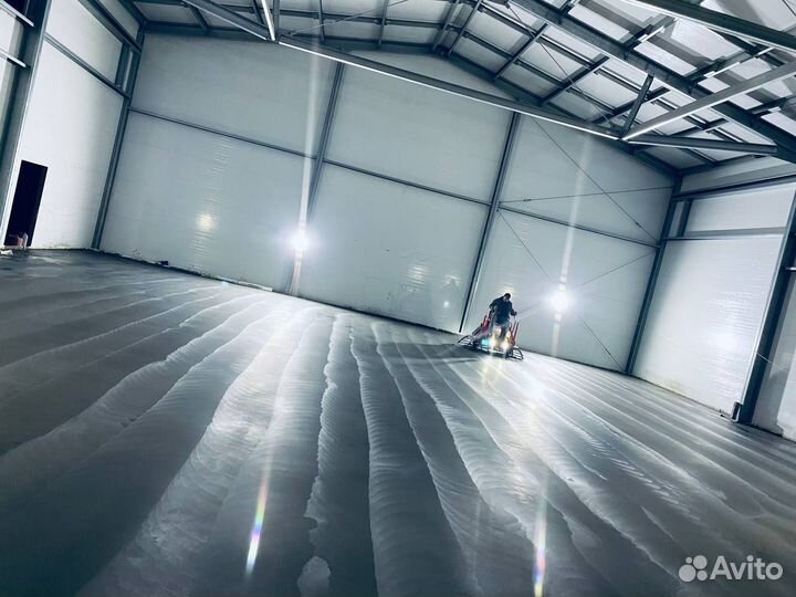 Полимерные полы паркинге