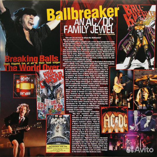 Виниловая пластинка AC/DC Ballbreaker (180 Gram Bl
