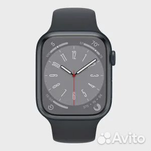Умные часы Apple Watch Series 8 (GPS), 45 мм, Midn