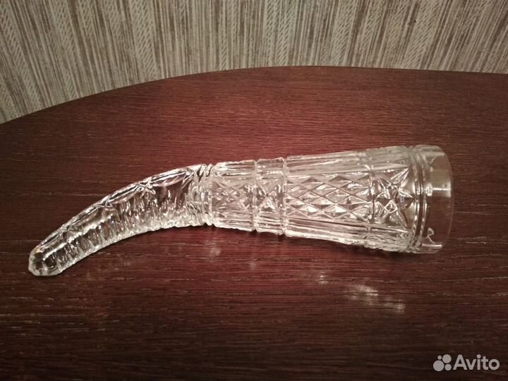 Стеклянный рог из СССР