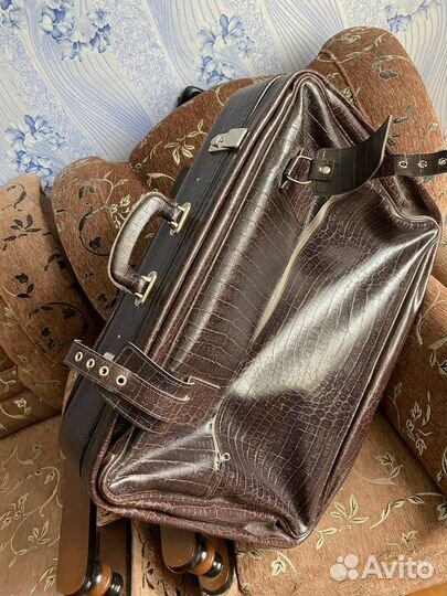 Кожаный чемодан СССР