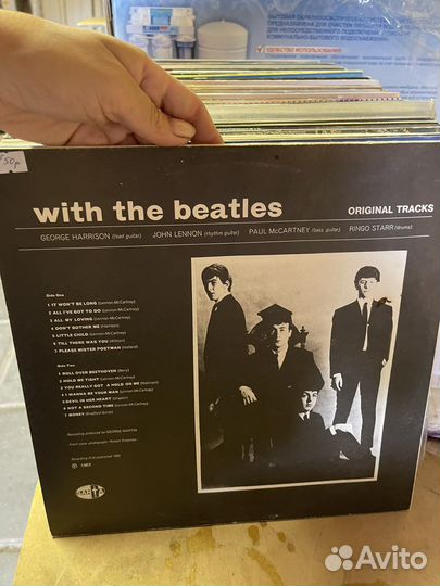 Виниловые пластинки the beatles