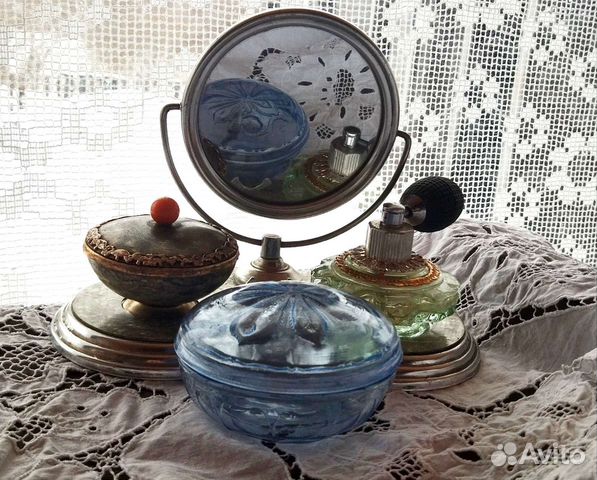 Шкатулка купоросное стекло СССР