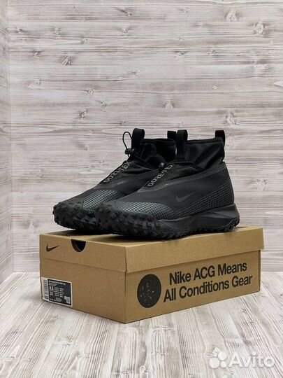 Кроссовки nike acg mountain fly gore tex черные