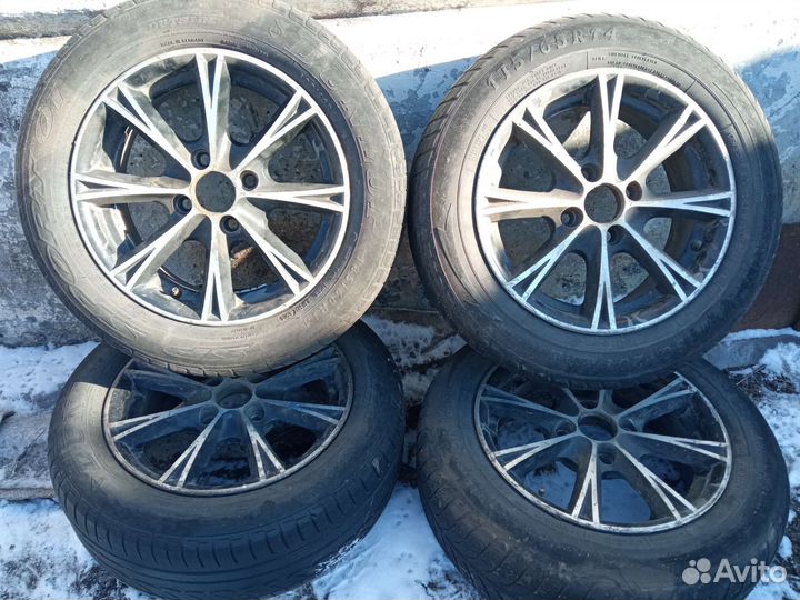 Литые диски r14 на ваз с летней резиной