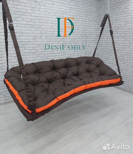 Подвесной диван качели