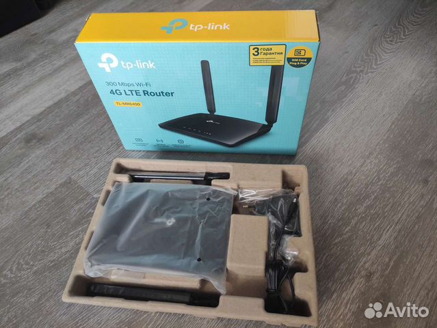 300 Mbps Wi-Fi 4G LTE Роутер Tp-link TL-MR6400