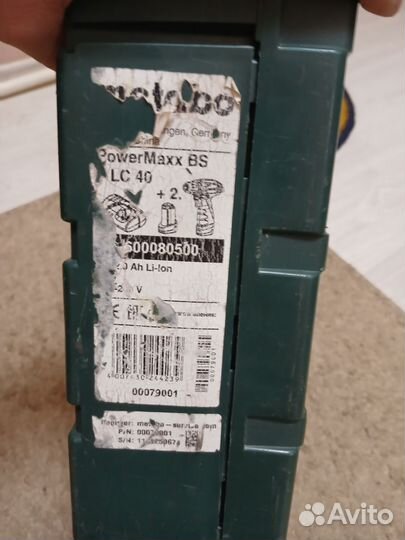 Шуруповерт metabo 12v