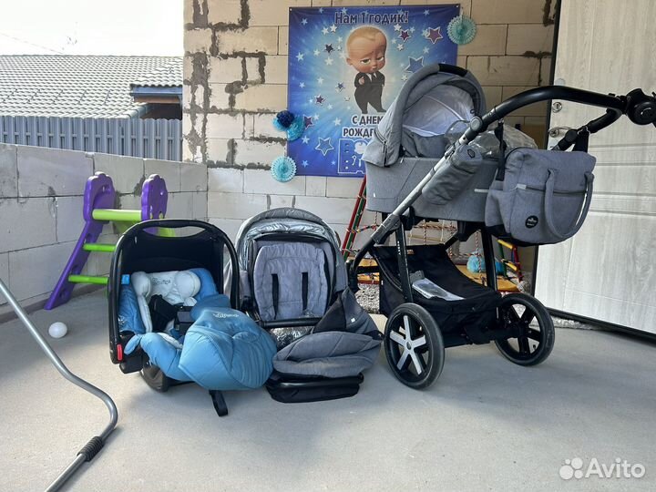 Коляска 3 в 1 Baby Design Husky