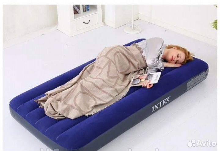 Матрац надувной одноместный новый