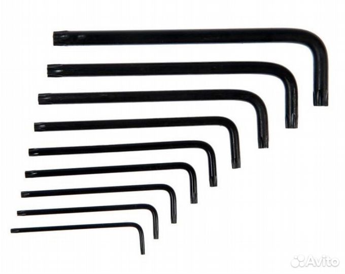 Набор ключей тундра, torx TT10 - TT50