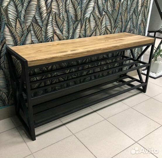 Обувница в стиле лофт