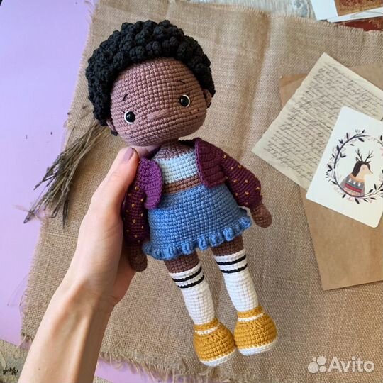Вязаные куклы, ручная работа