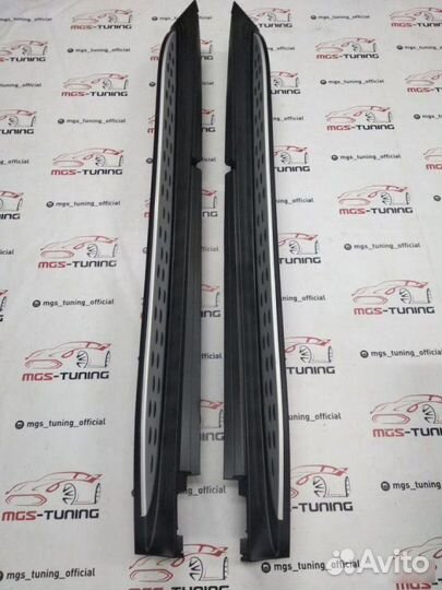 Пороги на Mercedes Benz GL X166 с 2012-2015 года