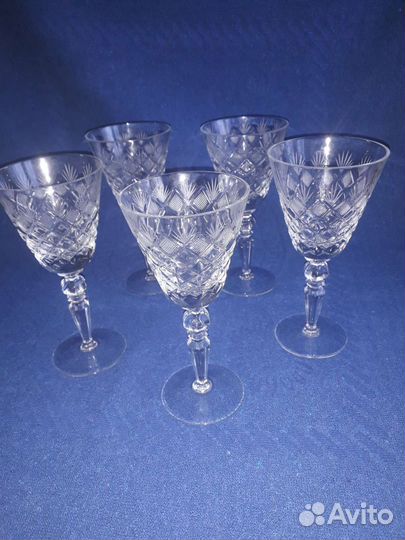 Хрустальные фужеры СССР