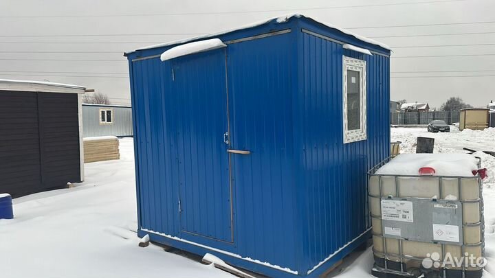 Бытовка деревянная утепленная с электрикой