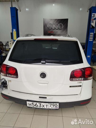 Комплект устройства запасного колеса на touareg