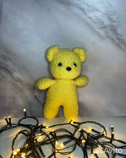 Вязаные игрушки мишка